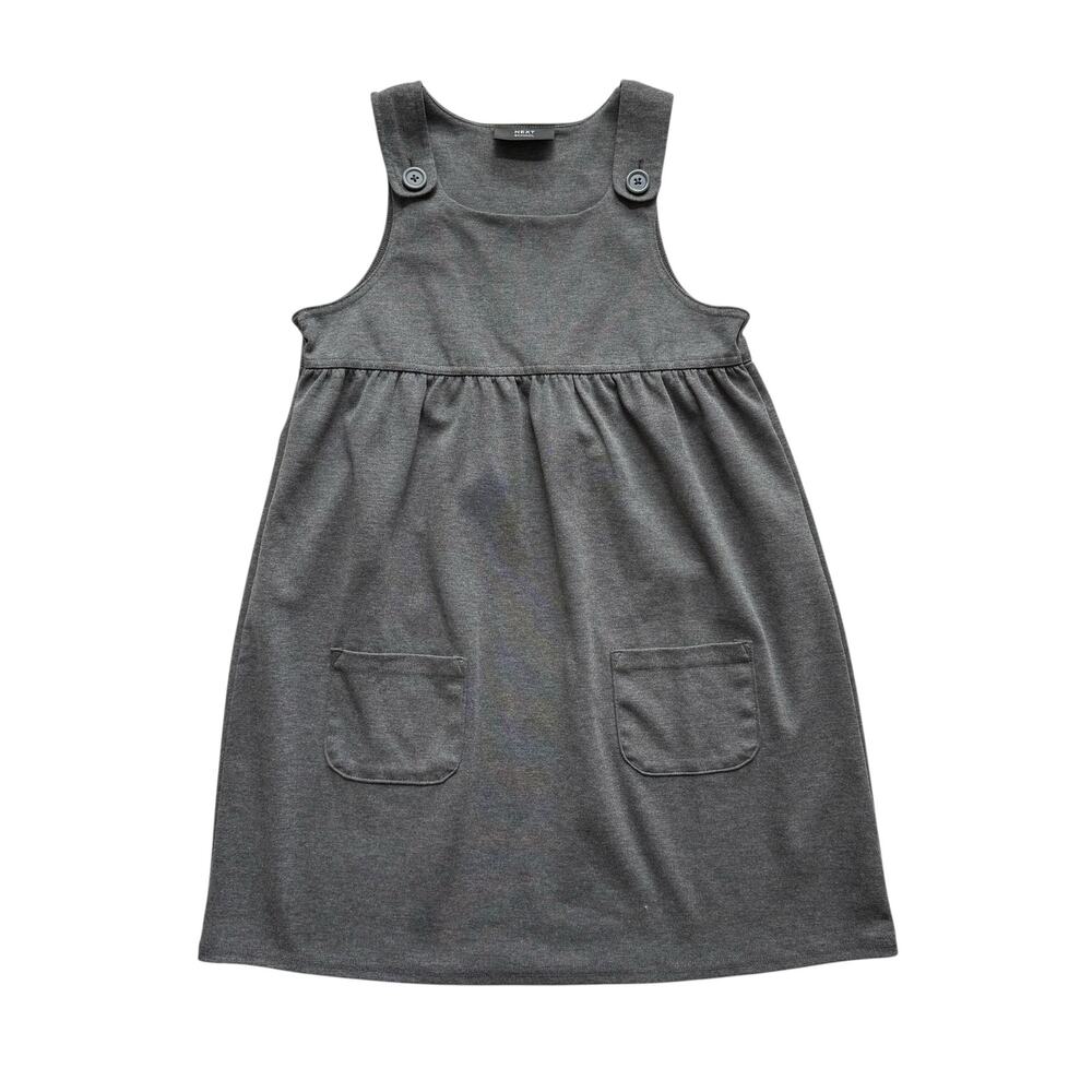 NWOT Next School Gray Pinafore Dress Size 10y